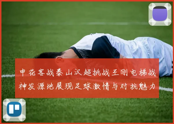 申花客战泰山汉超挑战王刚电梯战神发源地展现足球激情与对抗魅力