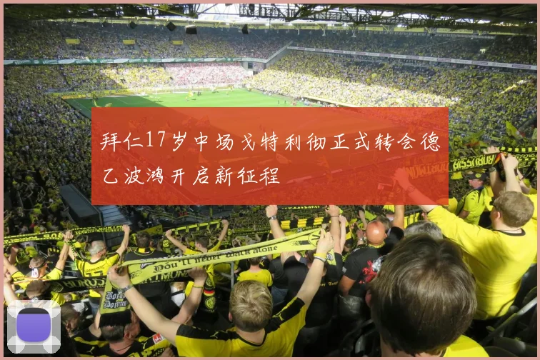 拜仁17岁中场戈特利彻正式转会德乙波鸿开启新征程